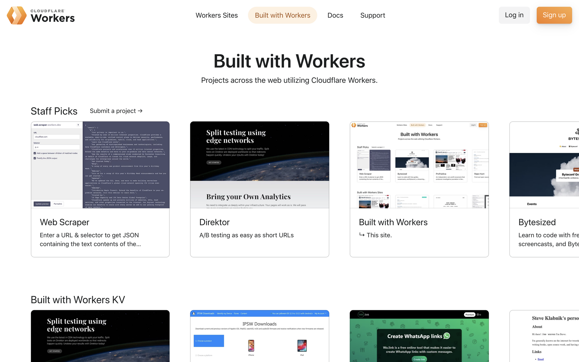 Announcing Built with Workers
