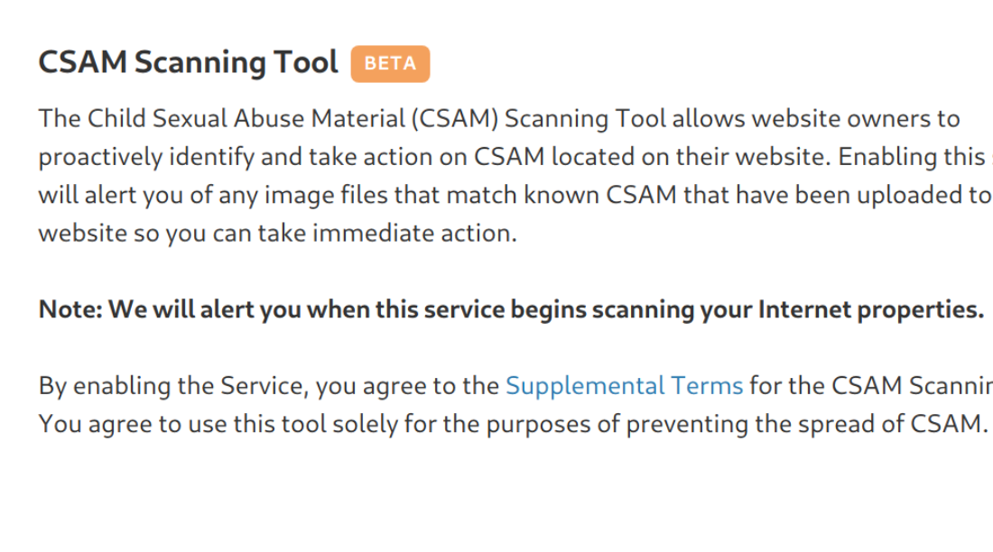 Announcing the CSAM Scanning Tool, Free for All Cloudflare Customers