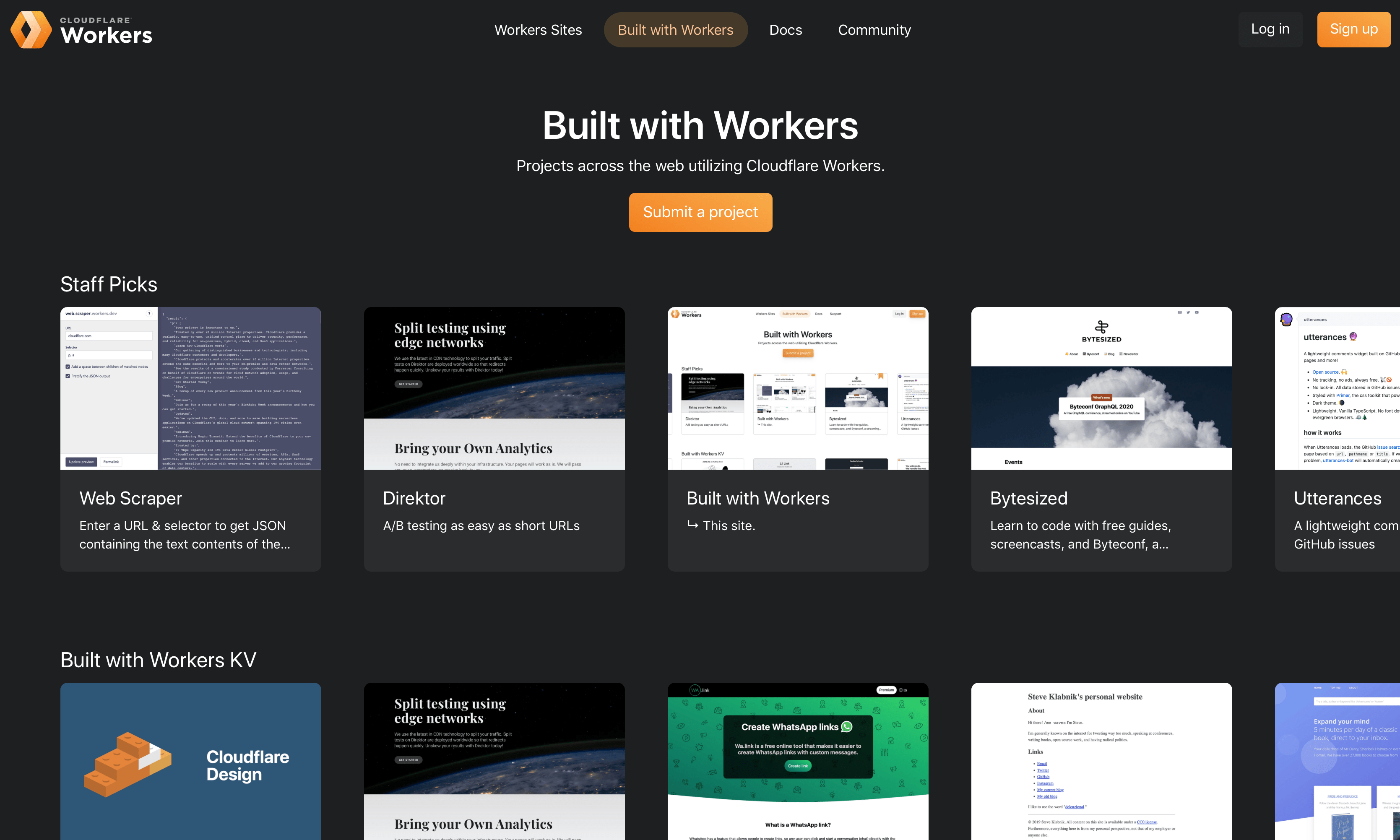 JAMstack at the Edge How we built Built with Workers… on Workers