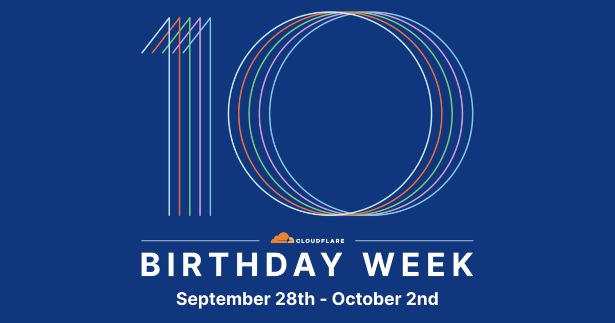 Welcome to Birthday Week 2020